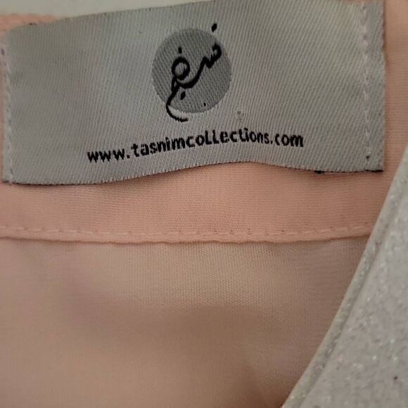 Cosplay Anime Pink Sparkly Jeweled Lace Hankerchief Hem White Wing Collar Robe - Picture 3 of 12